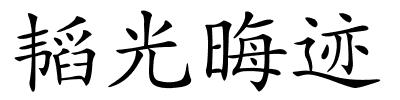 韬光晦迹的解释