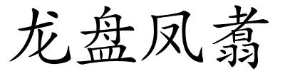 龙盘凤翥的解释