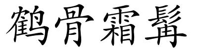 鹤骨霜髯的解释