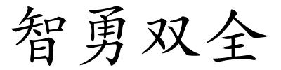 智勇双全的解释